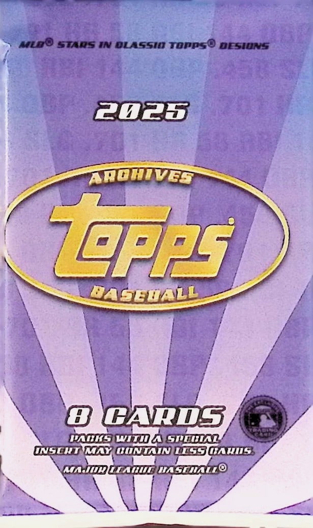 2025 Topps ARCHIVES Baseball BLASTER BOX PACK - MLB Trading Cards (1 of 1)