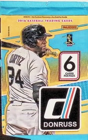 2016 Donruss Baseball Retail Box Pack - MLB Sports Trading Cards