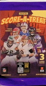 2025 Panini Score A Treat Football Cards Retail Pack, Sports Cards Cam Ward, Travis Hunter, Shedeur