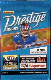 2021 Panini Prestige Football BLASTER BOX PACK