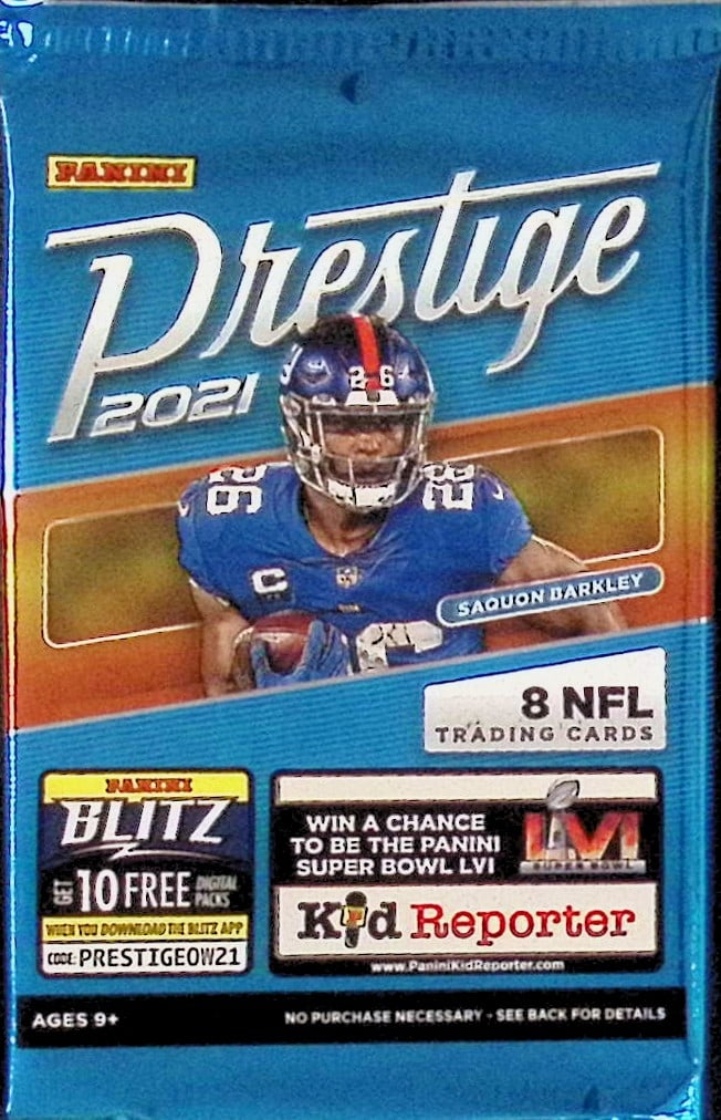 2021 Panini Prestige Football BLASTER BOX PACK (1 of 1)