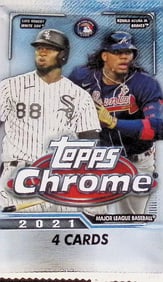 2021 Topps Chrome Baseball Card BLASTER BOX PACK Sports Cards MLB Trading Cards