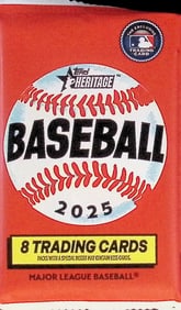 2025 Topps Heritage Baseball Cards BLASTER BOX PACK Sports Cards James Wood Rookie Card