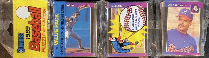 1989 Donruss Vintage Series 1 Retail Rack Pack - Ken Griffey, Jr Rookie Card