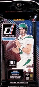2024-25 Donruss Football Cards HANGER VALUE FAT PACK Jayden Daniels Sports Card