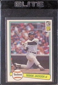 Reggie Jackson 1982 Donruss #535 MLB Trading Card Yankees, Mr. October