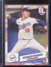 Yoshinobu Yamamoto Rookie Card 2024 Topps Big League #183 World Series MVP