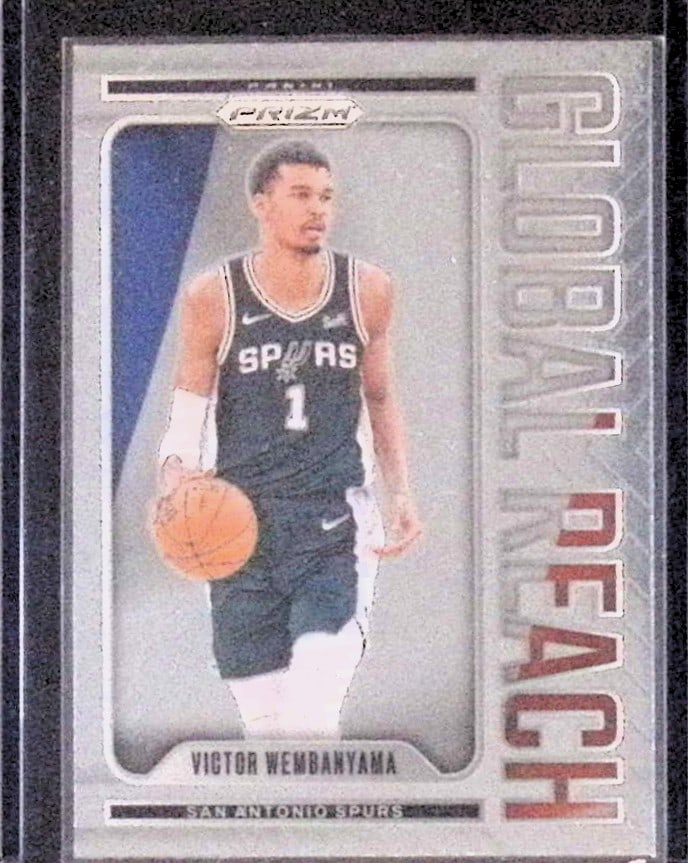 Victor Wembanyama Global Reach Insert 2024 Panini Prizm # 9 Rookie of the Year NBA (1 of 2)