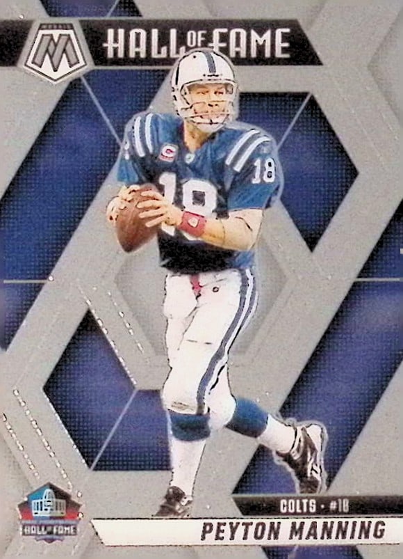 Peyton Manning Hall of Fame Insert 2025 Panini Mosaic #296 Indianapolis Colts (1 of 2)