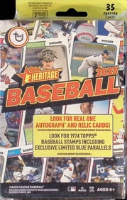 2023 Topps Heritage Baseball Card Hanger Box, Sports Cards, Rookie Cards, MLB Trading Cards