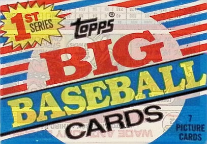 1988 Topps Vintage Big Baseball Cards Series 1 Retail Box Wax Pack, Sports Cards