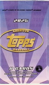 2025 Topps ARCHIVES Baseball BLASTER BOX PACK - MLB Trading Cards