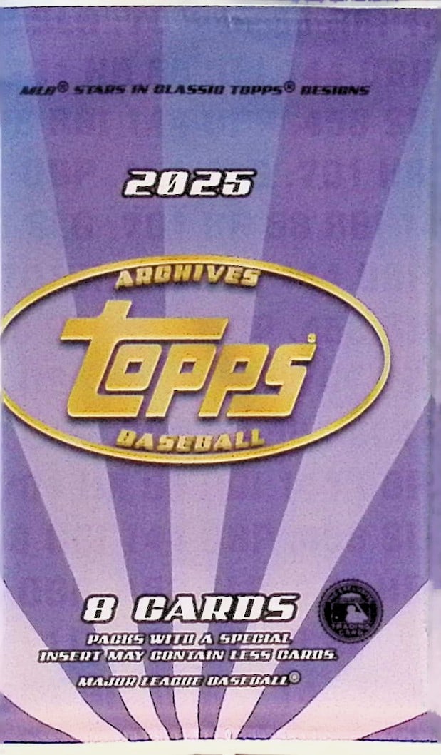 2025 Topps ARCHIVES Baseball BLASTER BOX PACK - MLB Trading Cards (1 of 1)