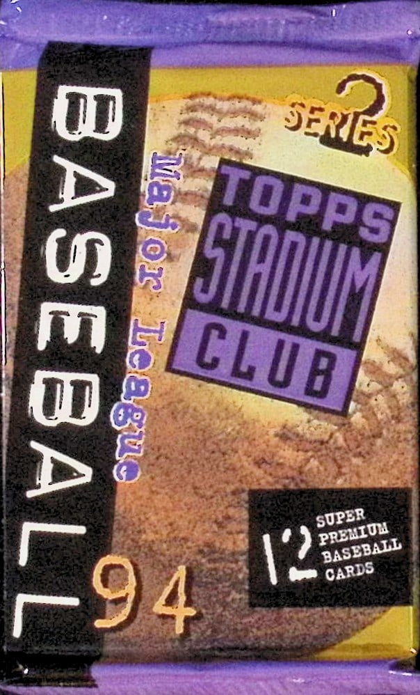1994 Topps Stadium Club Series 2 Vintage Baseball Retail Box Wax Pack (1 of 1)