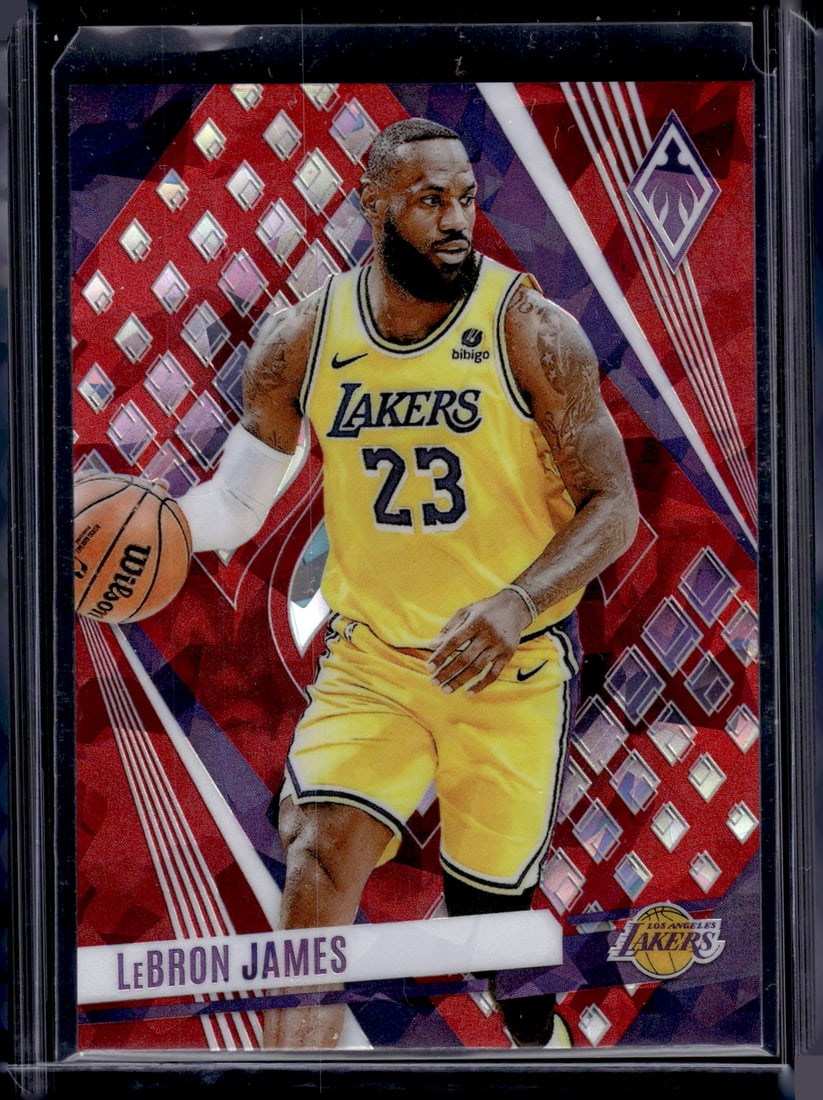 LeBron James Red Ice 2023-24 Panini Phoenix #211 Los Angeles Lakers (1 of 2)