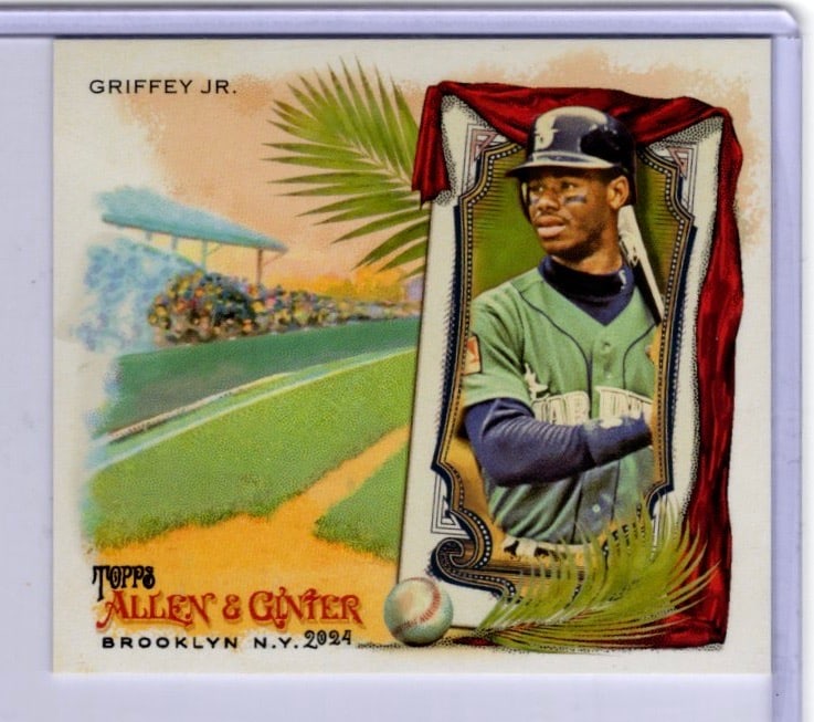 Ken Griffey Jr. Oversized Box Loader 2024 Allen & Ginter #N43-17 Seattle Mariners (1 of 2)