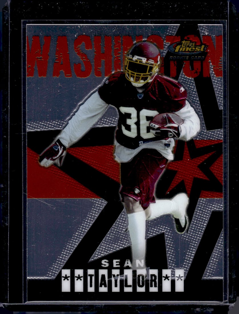 Sean Taylor Rookie Card 2004 Topps Finest #65 Washinton Redskins (1 of 2)
