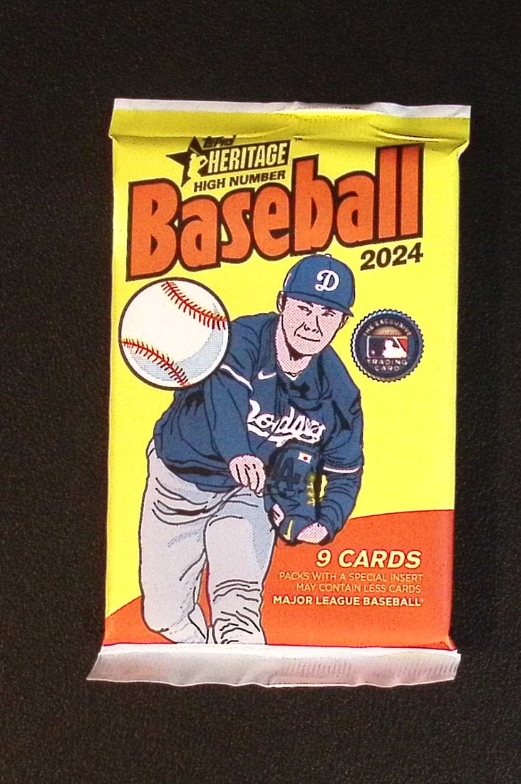 2024 Topps Heritage HIGH NUMBER Baseball Blaster Box Pack - Elly De La Cruz & Paul Skenes Rookie (1 of 1)