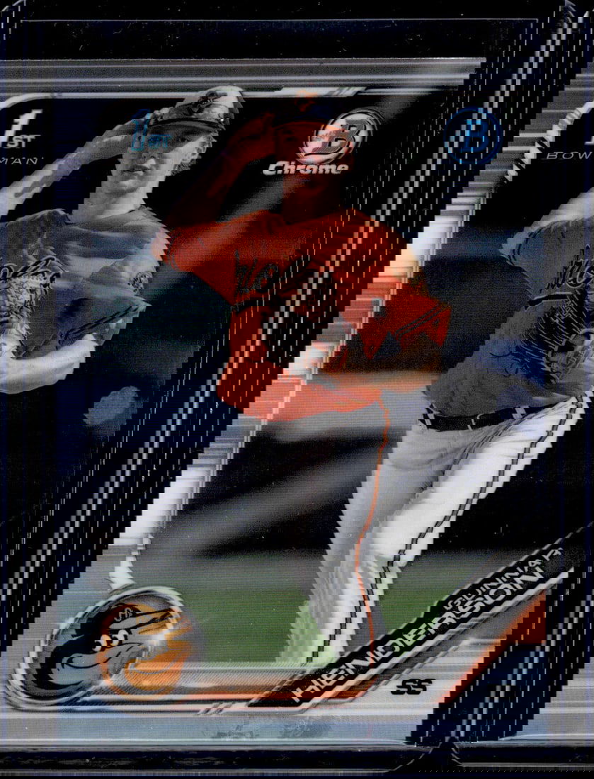 Gunnar Henderson 1st Bowman Refractor 2019 Bowman Chrome Draft #BDC-22 Orioles (1 of 2)