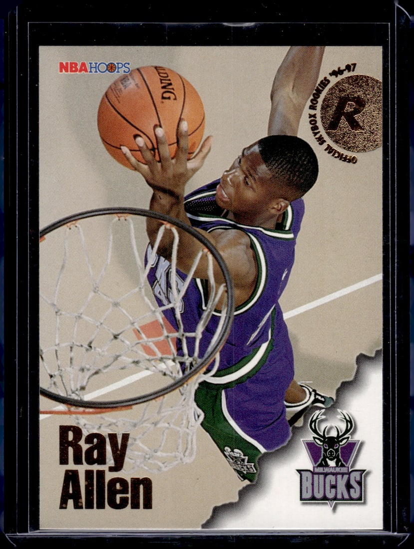 Ray Allen 1996-97 Skybox NBA Hoops #279 Milwaukee Bucks (1 of 2)