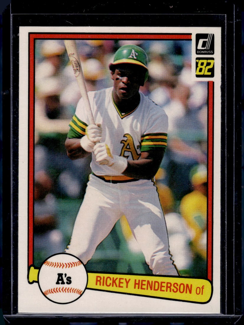 Rickey Henderson 1982 Donruss #113 Oakland A's (1 of 2)