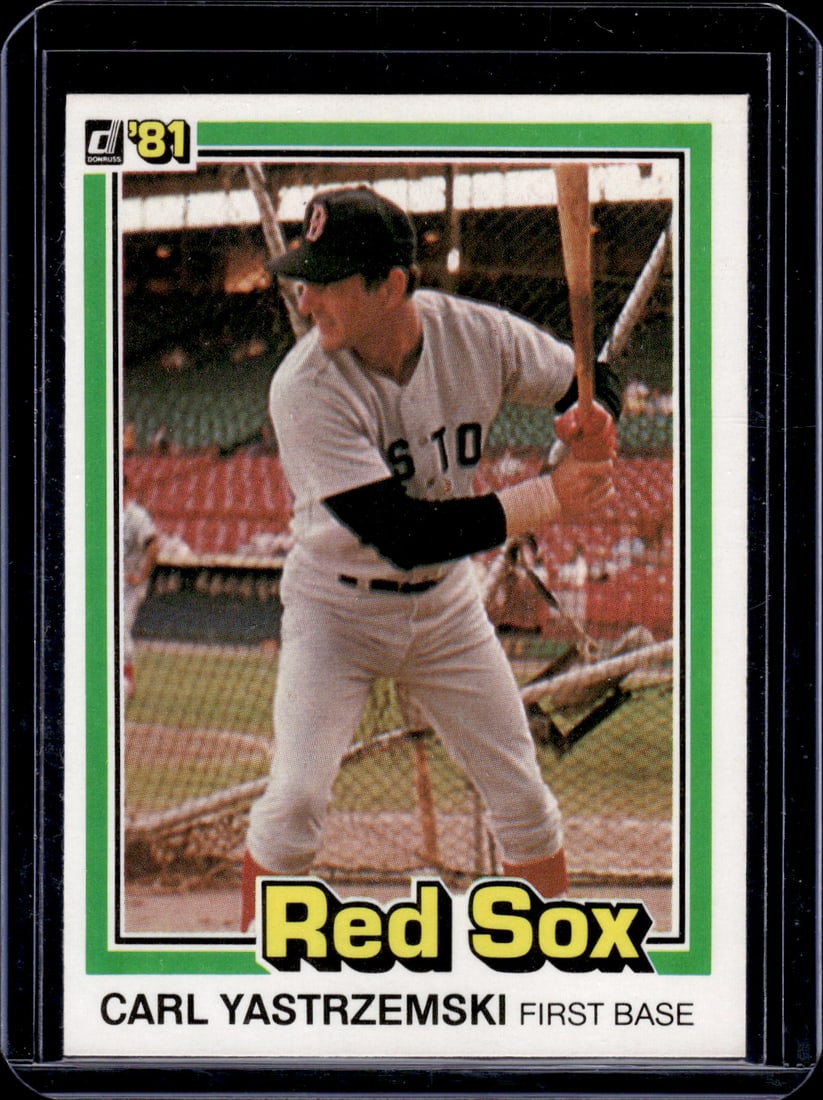 Carl Yastrzemski 1981 Donruss #214 Boston Red Sox (1 of 2)