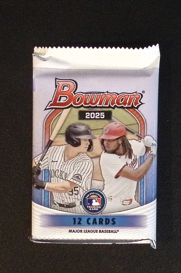 2025 Bowman Baseball Cards BLASTER Box Pack, James Wood Rookie Card (1 of 1)