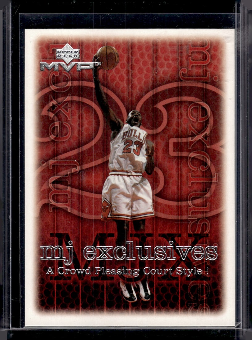 Michael Jordan 1999-00 Upper Deck MVP Mj Exclusives #183 Chicago Bulls (1 of 2)