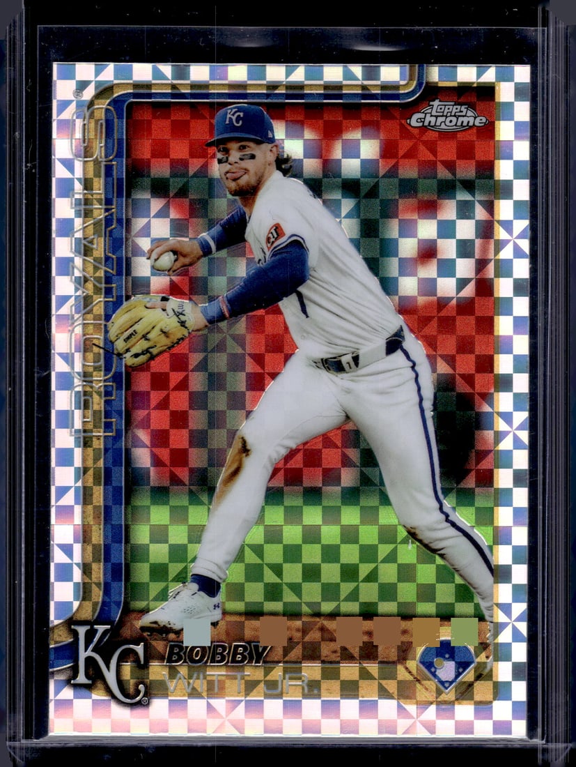 Bobby Witt Jr. Xfractor 2025 Topps Chrome #93 Kansas City Royals (1 of 2)