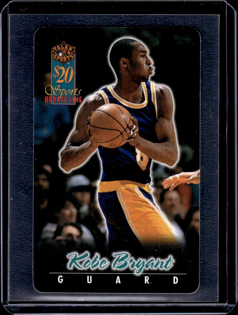 Kobe Bryant Phone Card 1997 Score Board Talkn' Sports #6 Lakers (1 of 2)