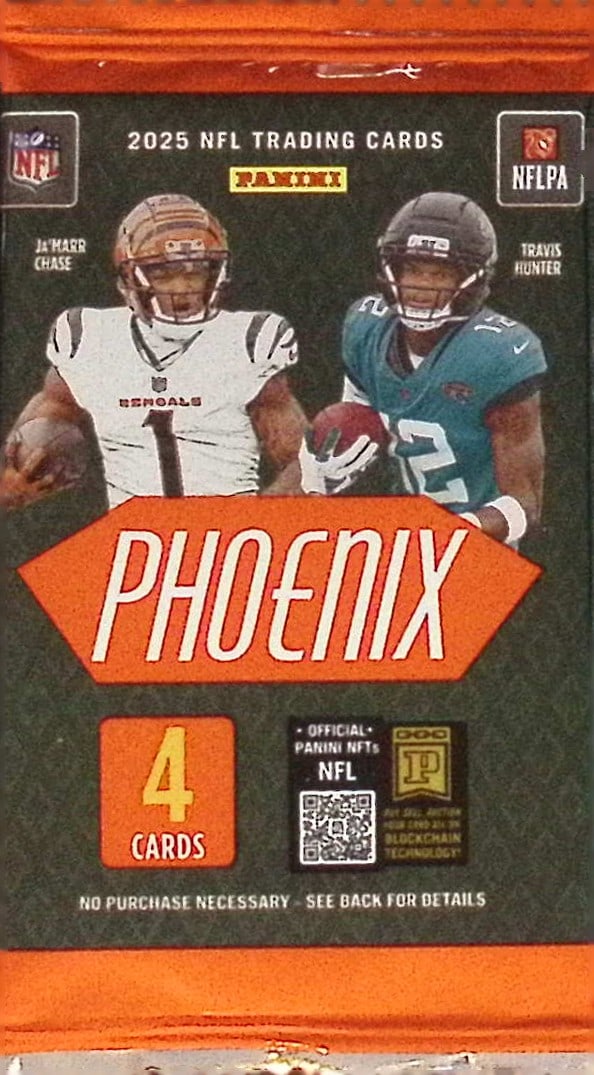 2025 Panini Phoenix Football Cards BLASTER Box Pack, Jaxson Dart, Travis Hunter, Emeka Egbuka (1 of 1)