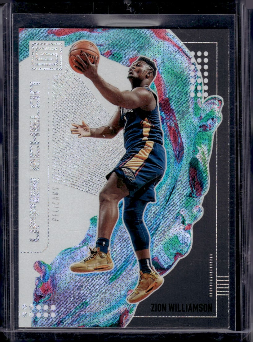 Zion Williamson Rookie Card Upper Echelon 2019-20 Panini Status #3 Pelicans (1 of 2)