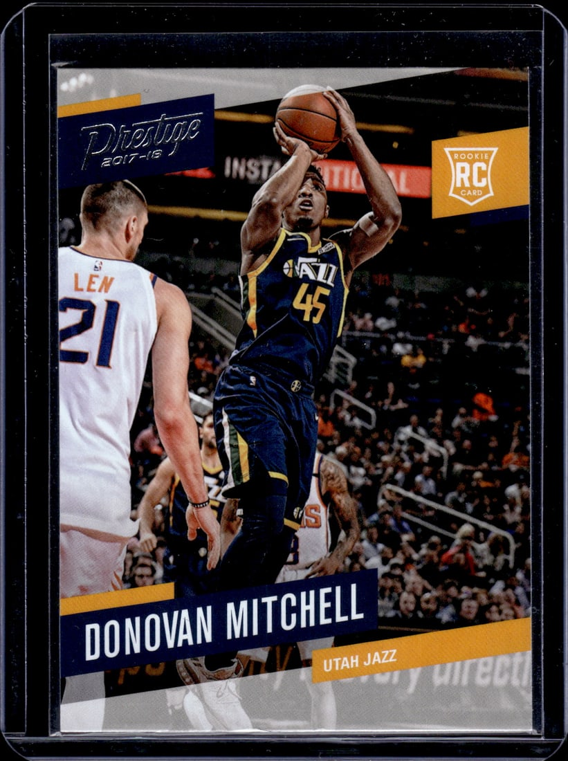 Donovan Mitchell Rookie Card 2017-18 Panini Prestige #163 Jazz, Cavaliers (1 of 2)