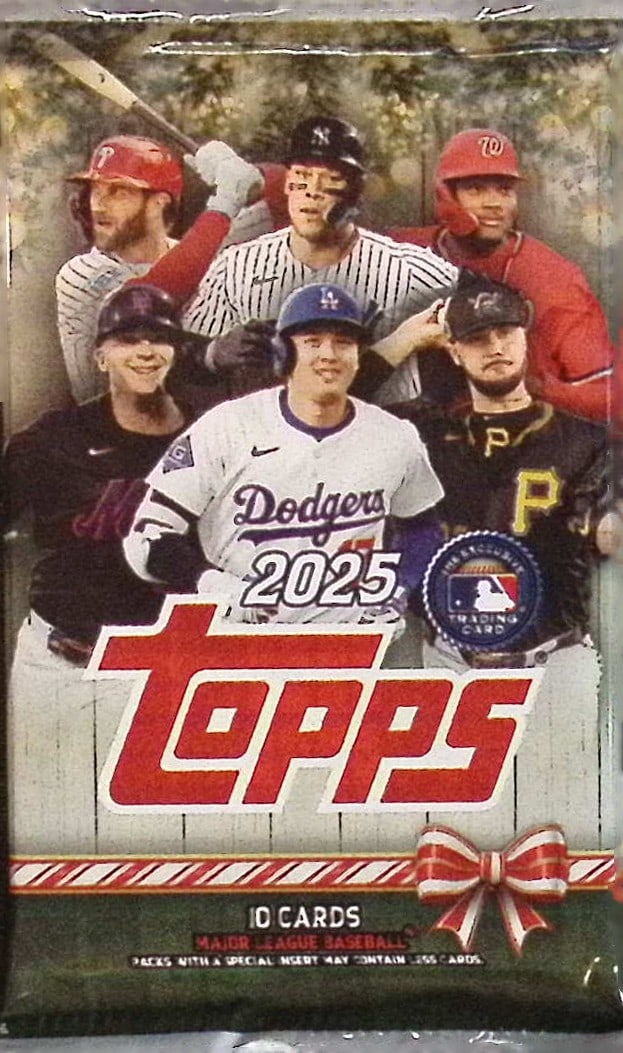 2025 Topps Baseball Holiday MEGA BOX PACK (1 of 1)