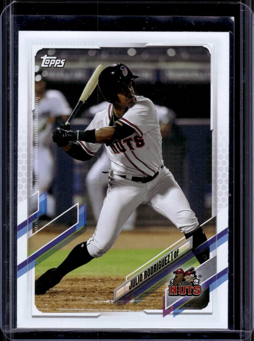 Julio Rodriguez Pro Debut 2021 Topps #PD-18 Modesto Nuts, Seattle Mariners (1 of 2)