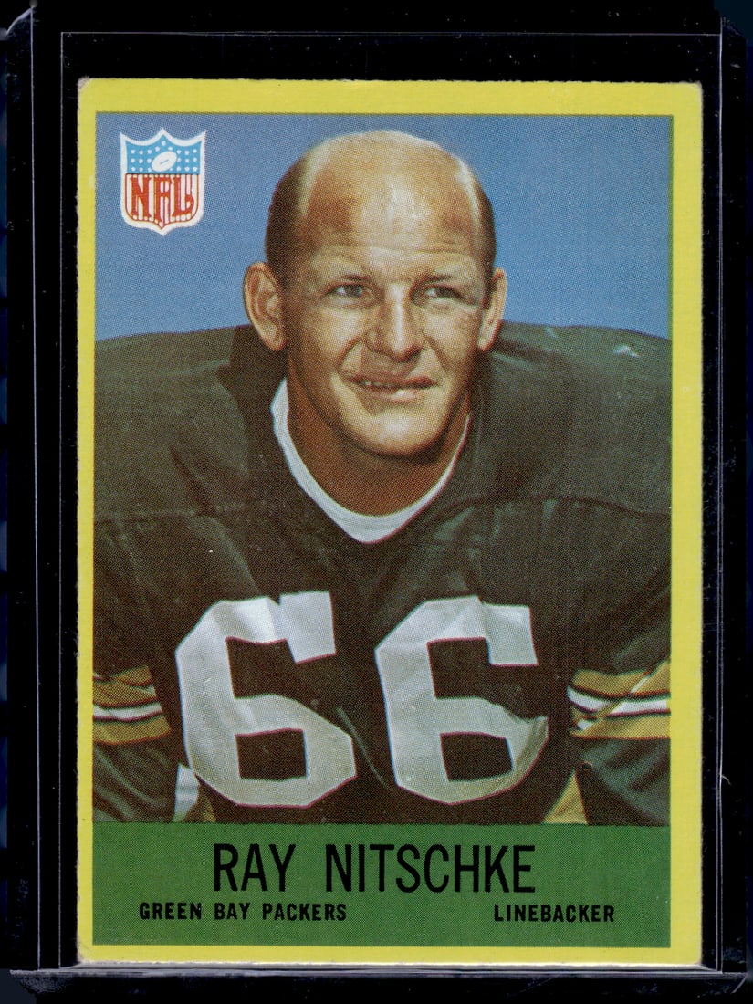 Ray Nitschke 1967 Philadelphia #79 Packers Vintage Football Card (1 of 2)