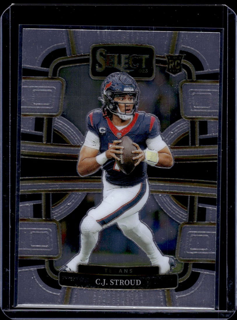 Cj Stroud Rookie Card 2023 Select #41 Houston Texans (1 of 2)