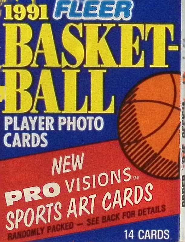 1991 Fleer Series 1 Vintage Basketball Cards Retail Box Pack New Factory Sealed (1 of 1)