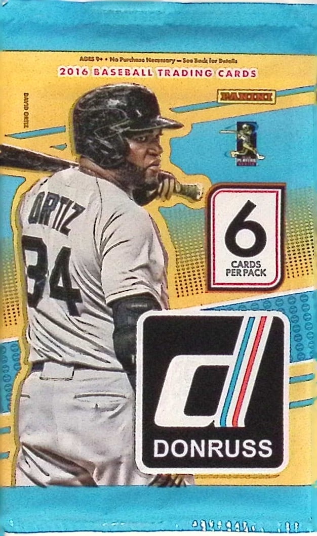 2016 Donruss Baseball Retail Box Pack - MLB Sports Trading Cards (1 of 1)