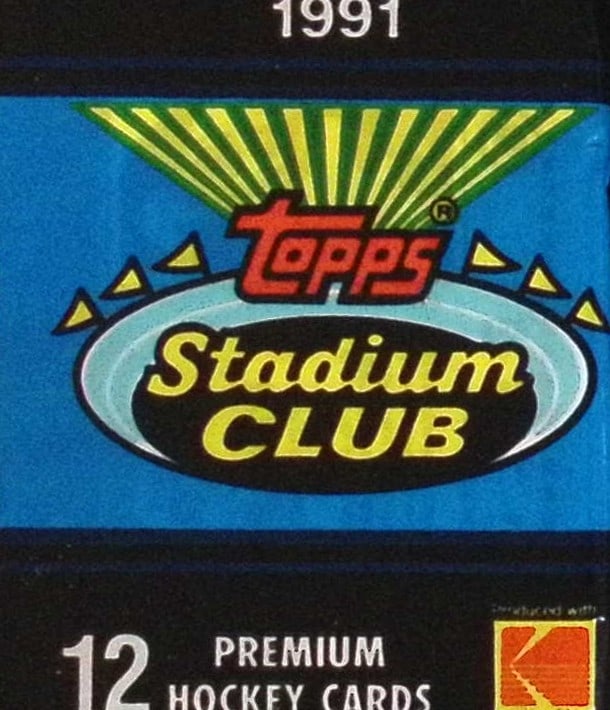 1991 Topps STADIUM CLUB Hockey Cards Retail Box Wax Pack NHL Trading Cards (1 of 1)