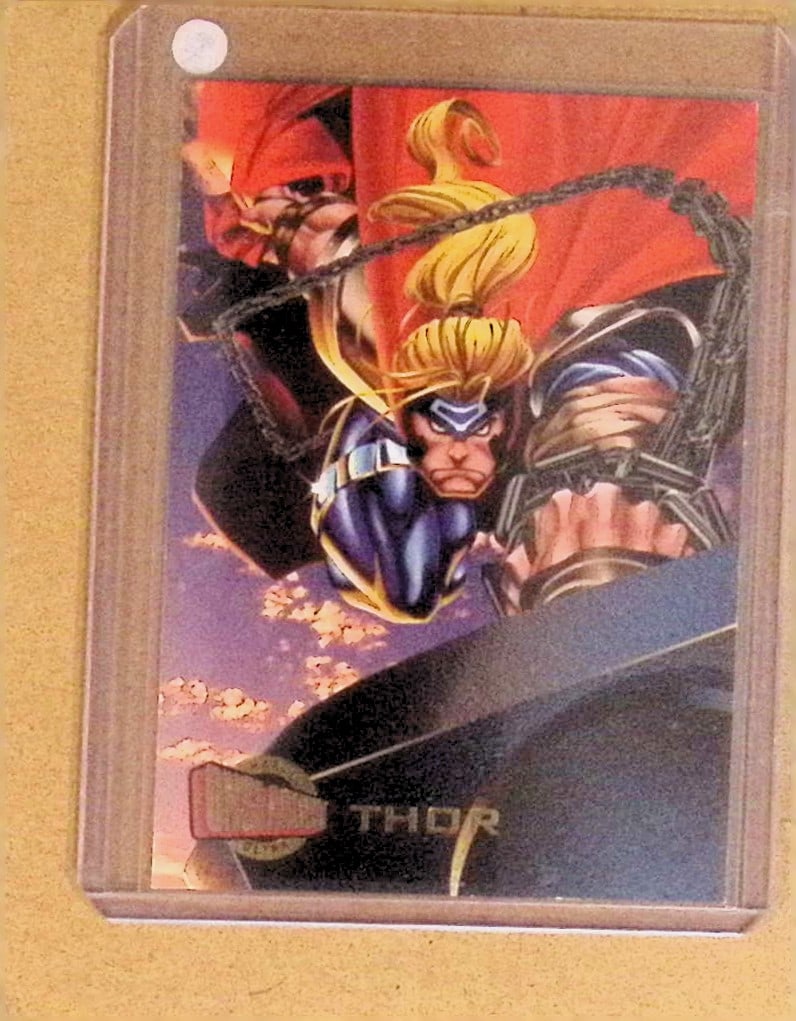 Thor 1996 Fleer Ultra Marvel Onslaught Trading Card #29, See Photos (1 of 2)