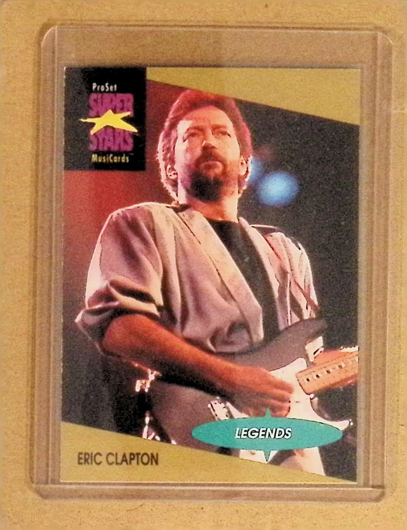 Eric Clapton 1991 Pro Set Superstars Musicards Trading Card #3, See Photos (1 of 2)