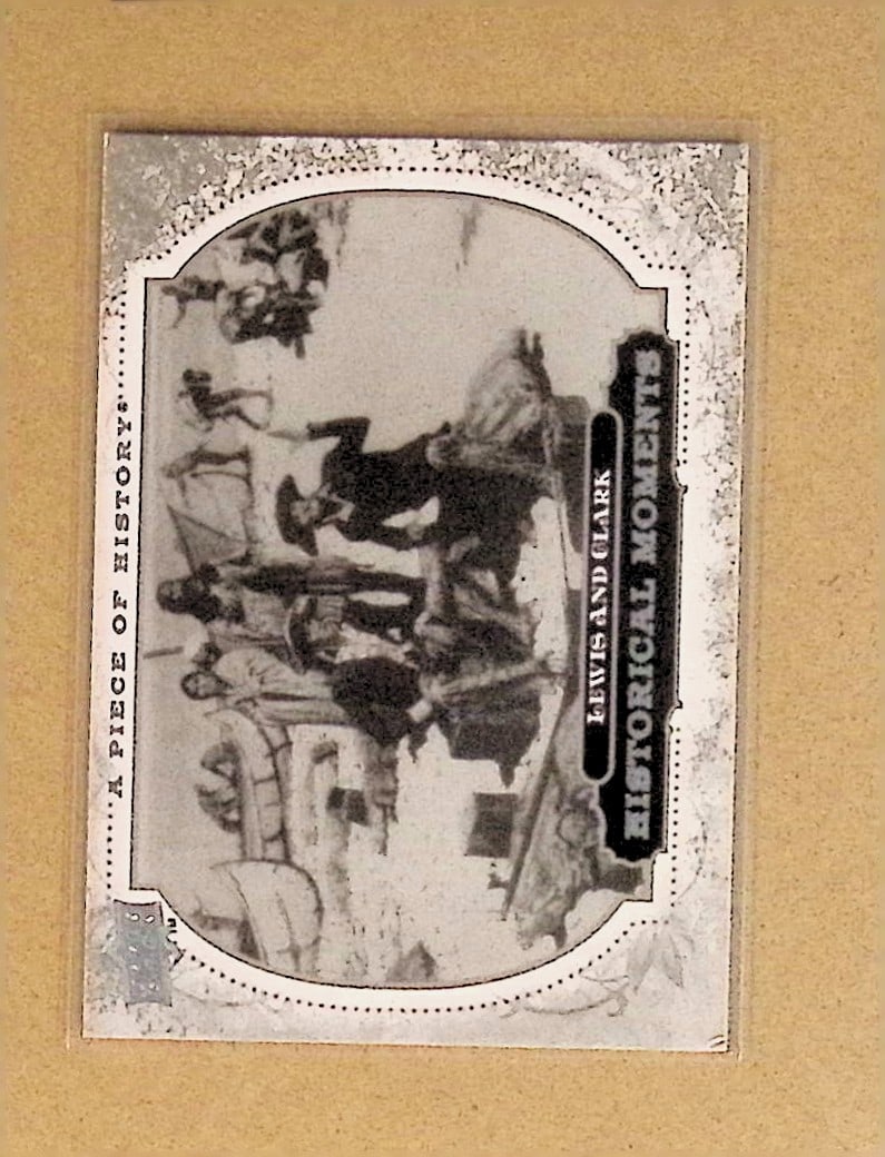Lewis and Clark Journey Trading Card 2008 Upper Deck A Piece of History Historical Moments #196 (1 of 2)