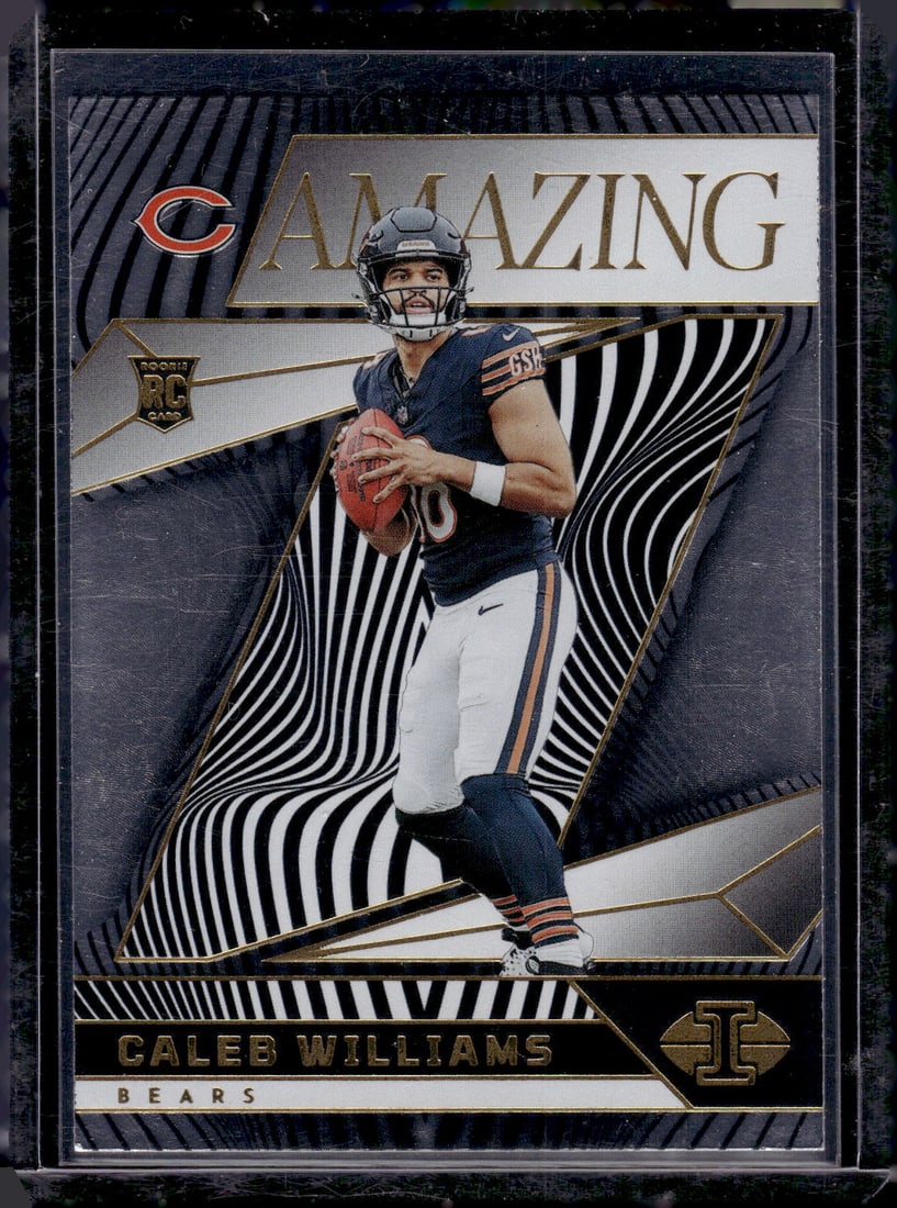 Caleb Williams Rookie Card Amazing 2024 Illusions #1 Chicago Bears (1 of 2)