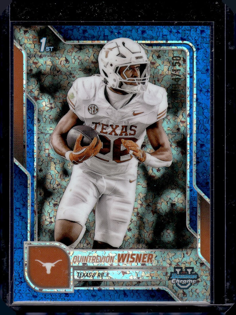 Quintrevion Wisner 1st Bowman Blue Mini Diamond /150 2025 Bowman U Chrome #169 (1 of 2)