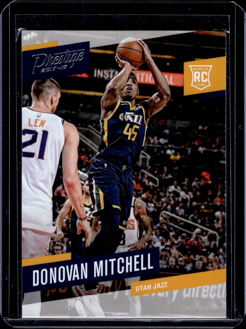 Donovan Mitchell Rookie Card 2017-18 Panini Prestige #163 Jazz, Cavaliers (1 of 2)