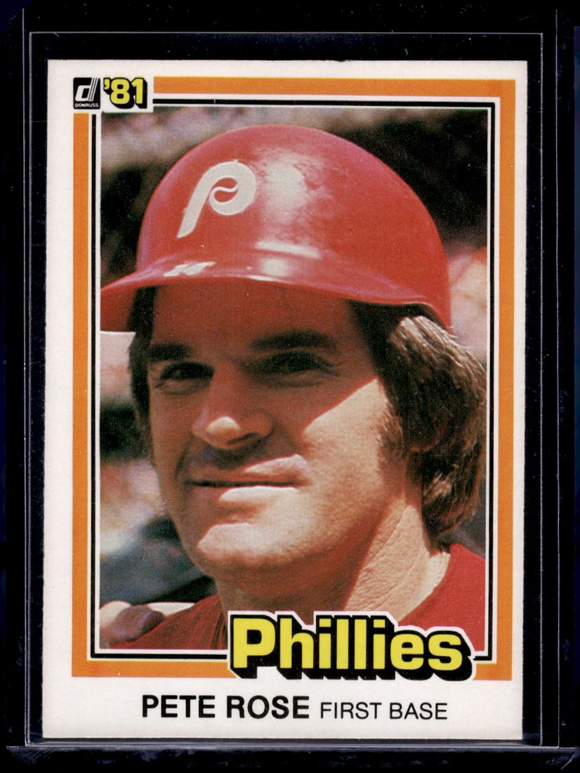 Pete Rose 1981 Donruss #371 Phillies, Reds (1 of 2)