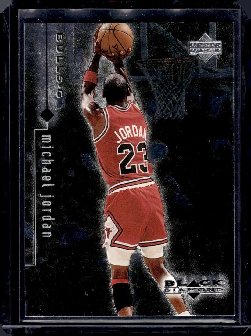 Michael Jordan 1999-00 Upper Deck Black Diamond #7 Chicago Bulls (1 of 2)
