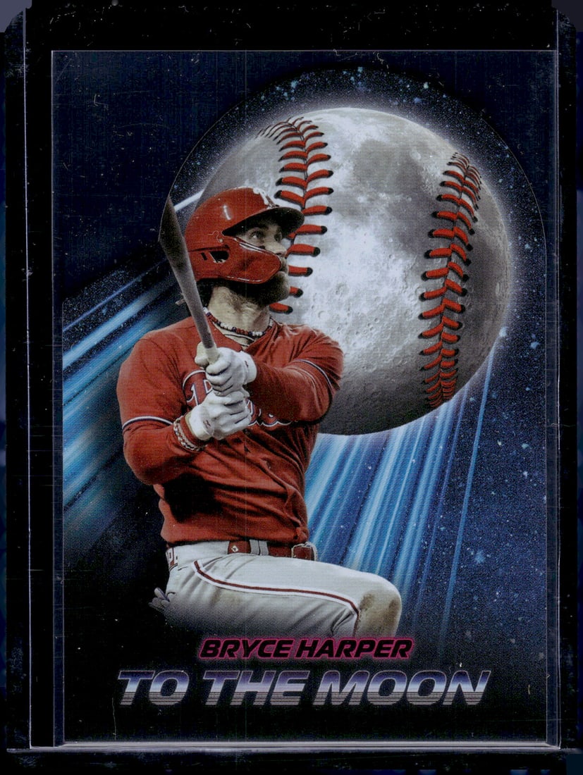 Bryce Harper To The Moon Die Cut 2024 Topps Big League #TM-3 Phillies (1 of 2)