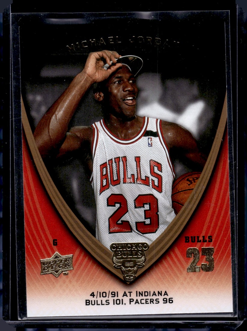 Michael Jordan 2008-09 Upper Deck Michael Jordan Legacy #504 Chicago Bulls (1 of 2)